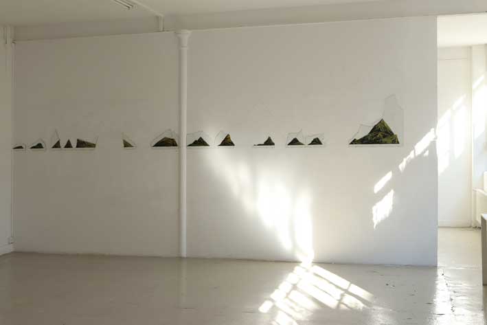 Jean-Pierre Brazs, L'hypothèse de l'île, vue de l'installation
