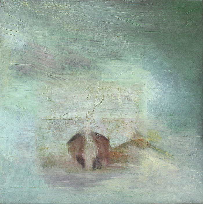 Sabine Pinget, sans titre, 2019, 80 x 60 cm, techniques mixtes sur toile