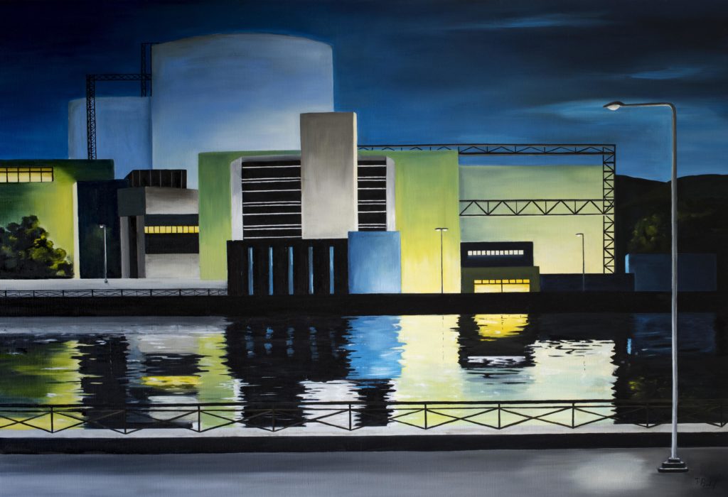 BlueMoloch, 90X130 cm, 2017 © Pascale Badaf