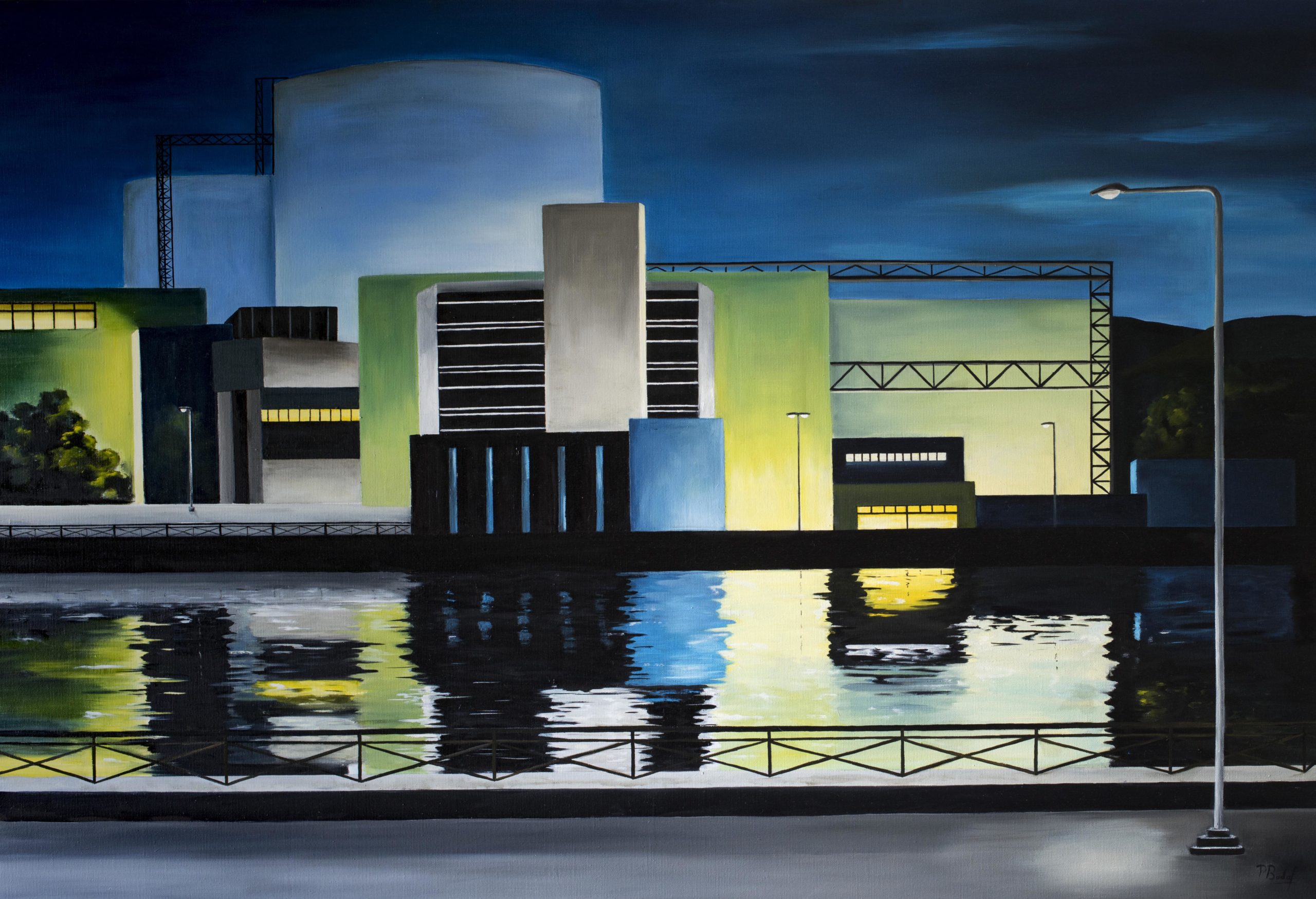 BlueMoloch, 90X130 cm, 2017 © Pascale Badaf